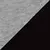 black/light grey melange 