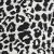 white/black leopard print 