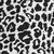 white/black leopard print 