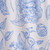 white/blue floral print 