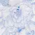 white/blue floral print 