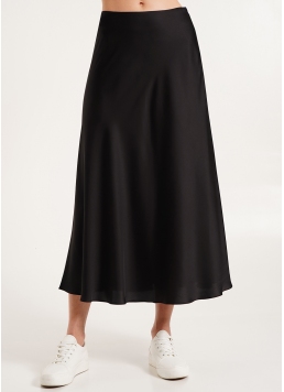 Шелковая юбка миди HELENA SKIRT 8501/050 black (черный)