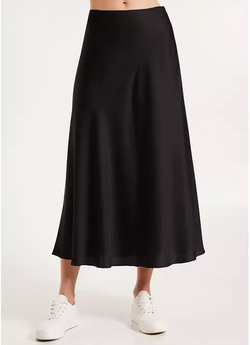 Шелковая юбка миди HELENA SKIRT 8501/050 black (черный) Шелковая юбка миди HELENA SKIRT 8501/050 black (черный)