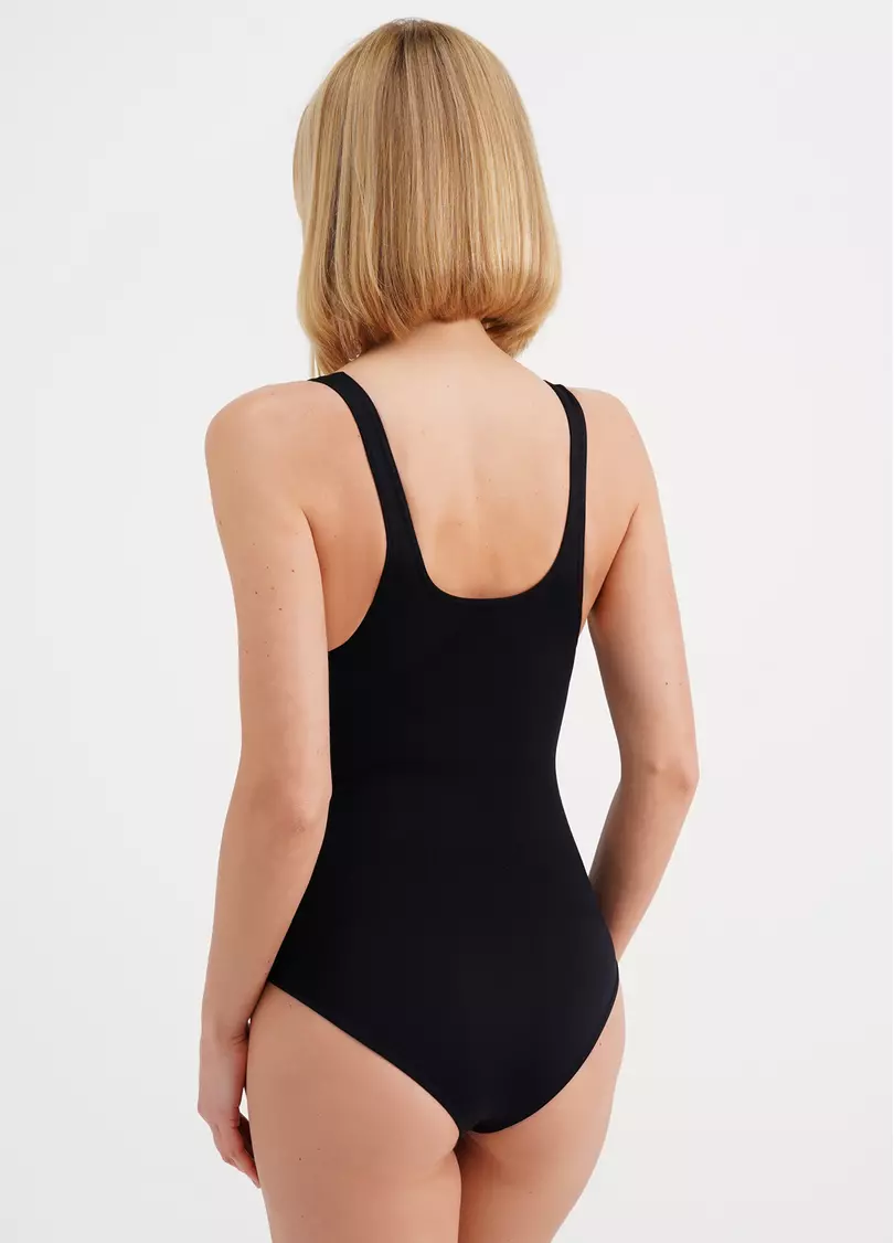 Моделююче боді з безшовної мікрофібри BODY MODELLING black (чорний)