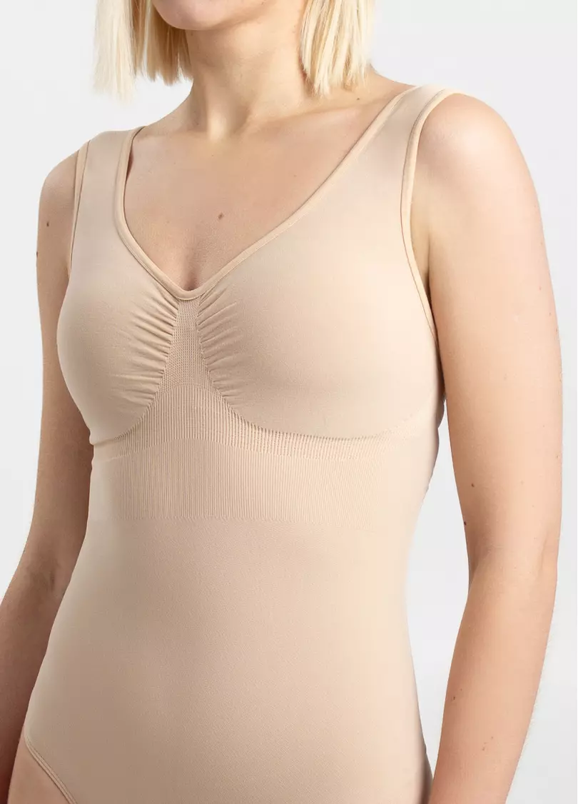 Боді-сліпи на широких бретелях BODY SLIP SHAPEWEAR light nude (бежевий)