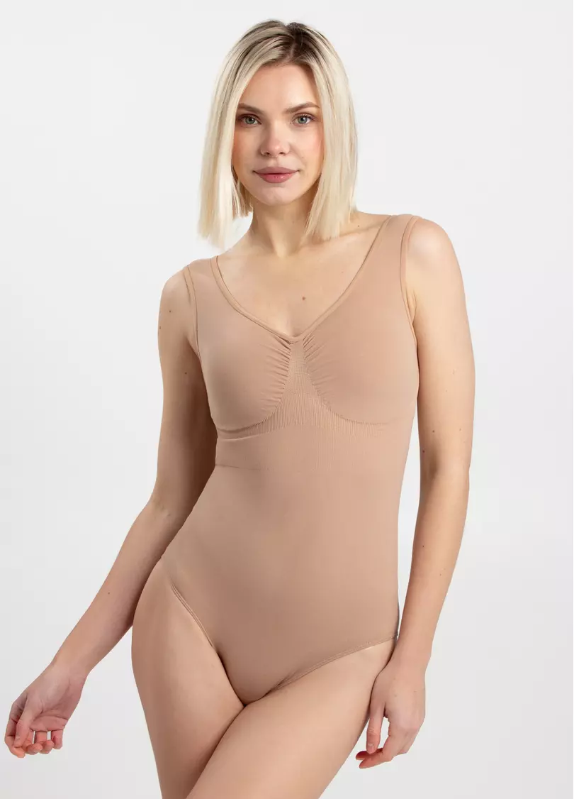 Боді-сліпи на широких бретелях BODY SLIP SHAPEWEAR nude (бежевий)