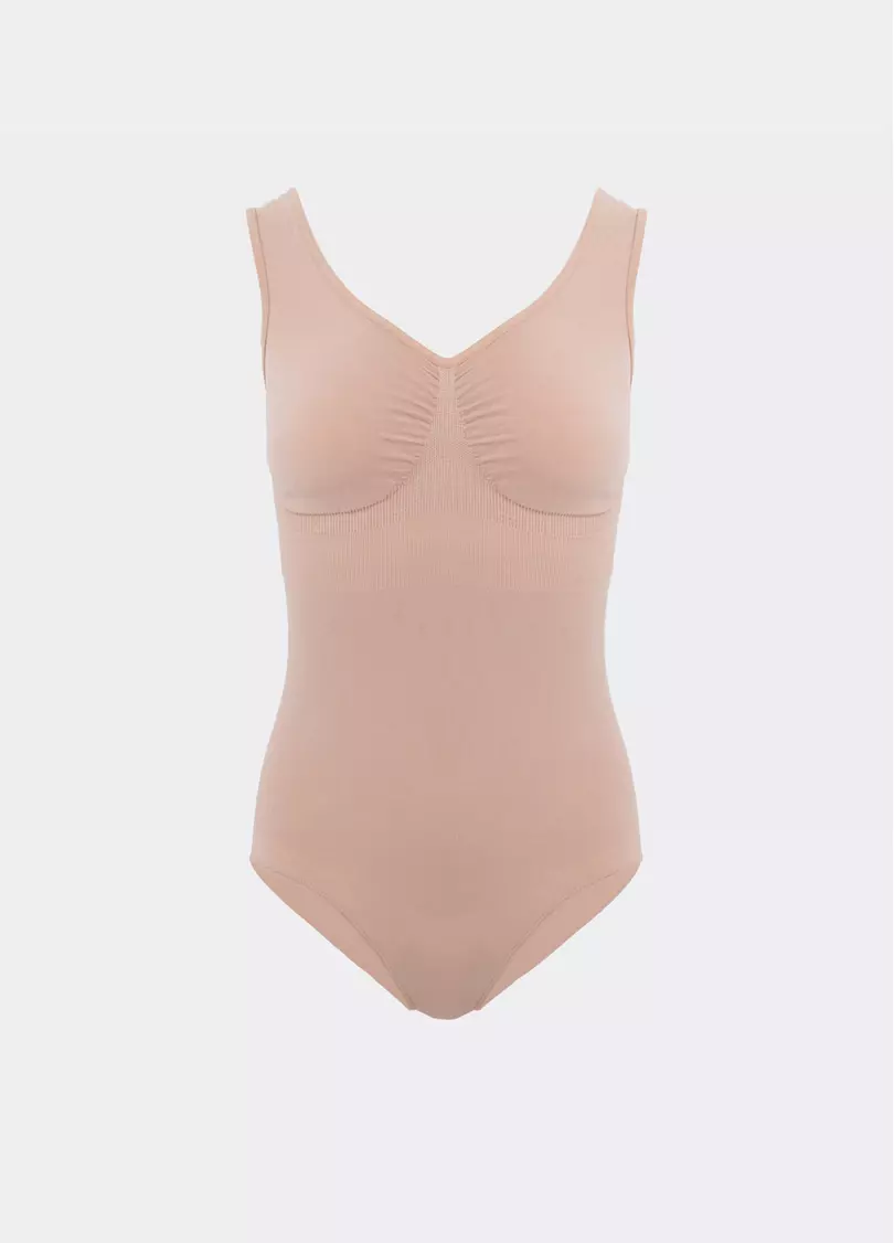 Боді-сліпи на широких бретелях BODY SLIP SHAPEWEAR nude (бежевий)