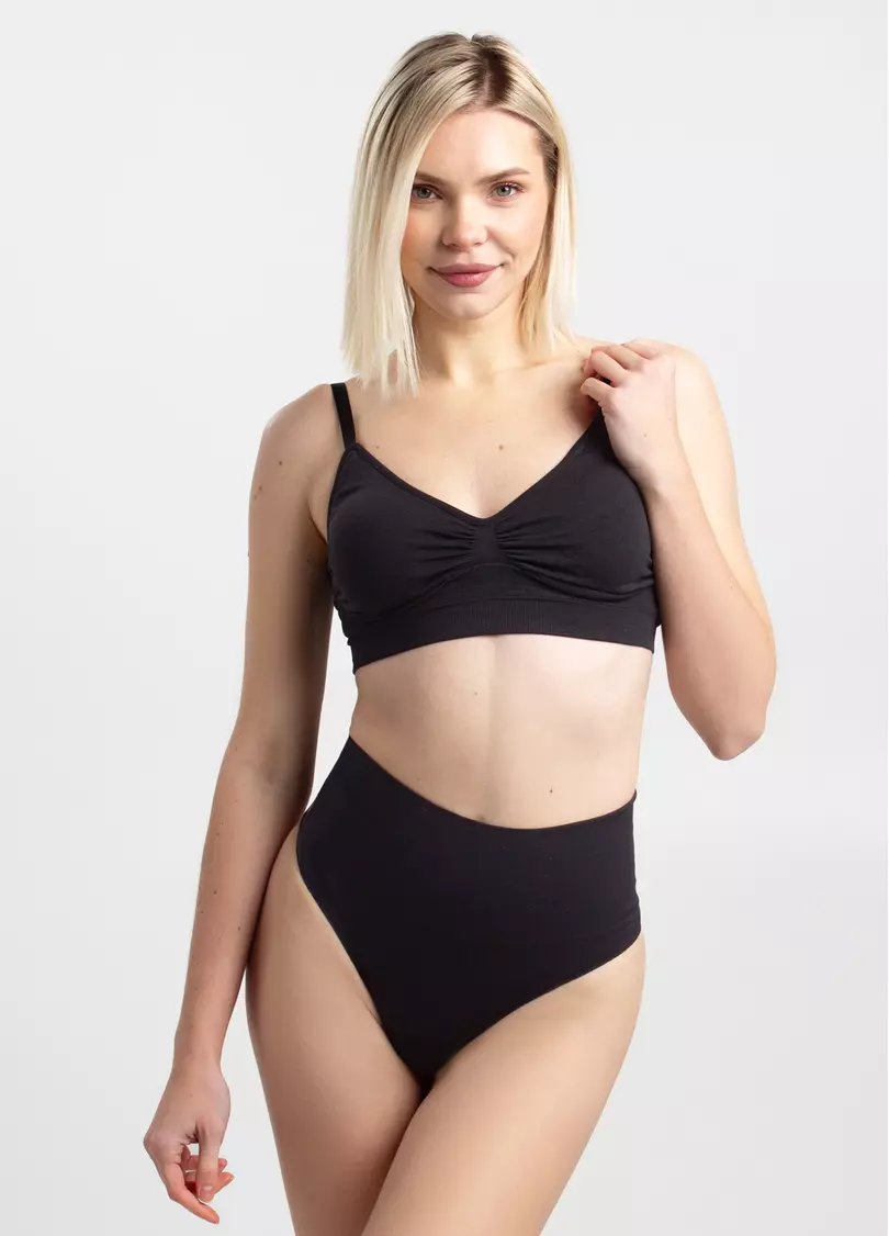 Безшовний бра BRA DOUBLE SHAPEWEAR black (чорний)
