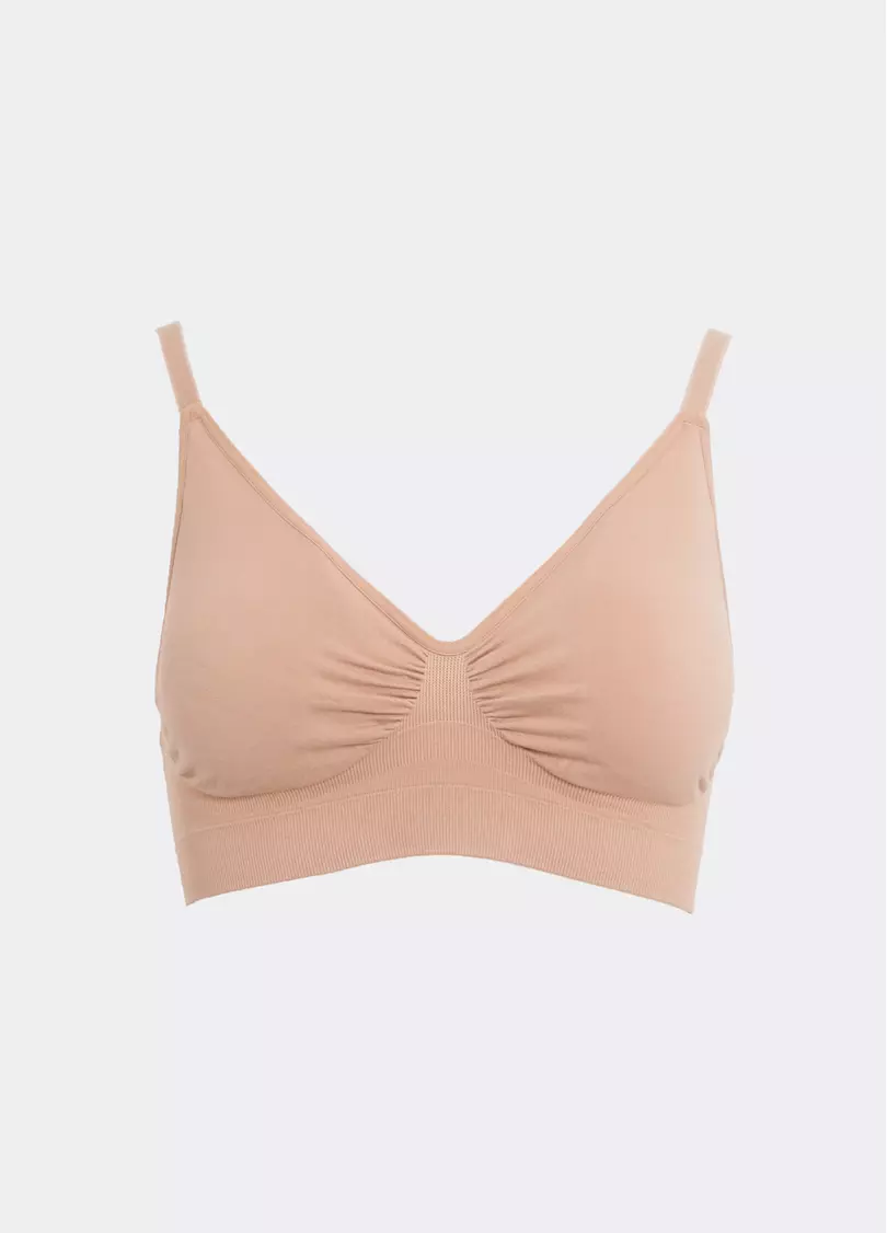 Безшовний бра BRA DOUBLE SHAPEWEAR nude (бежевий)