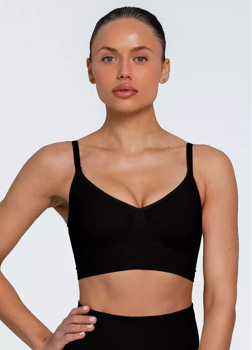 Безшовний топ з легкою корекцією BRA SHAPEWEAR black (чорний)