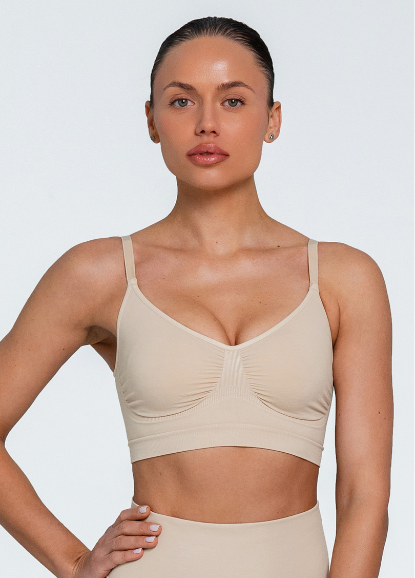 Безшовний топ з легкою корекцією BRA SHAPEWEAR light nude (бежевий)