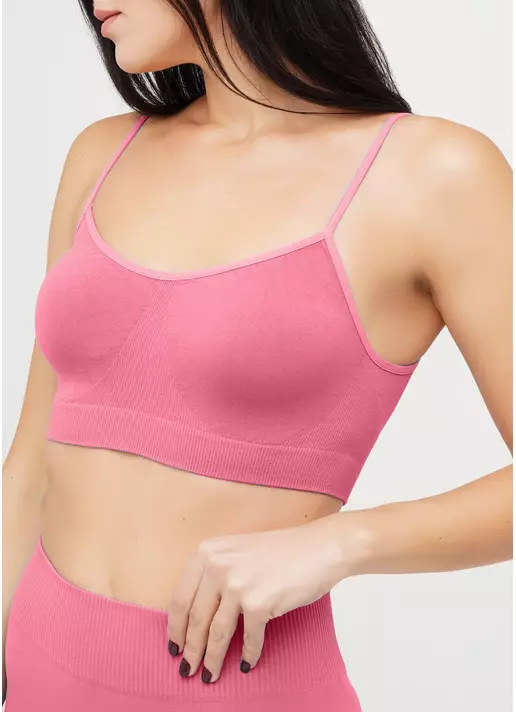 Безшовний топ BRASSIERE bubblegum (рожевий)
