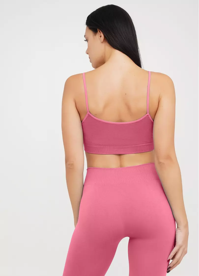 Бесшовный топ BRASSIERE bubblegum (розовый)