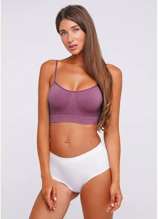 Бесшовный топ BRASSIERE flamenco (розовый)