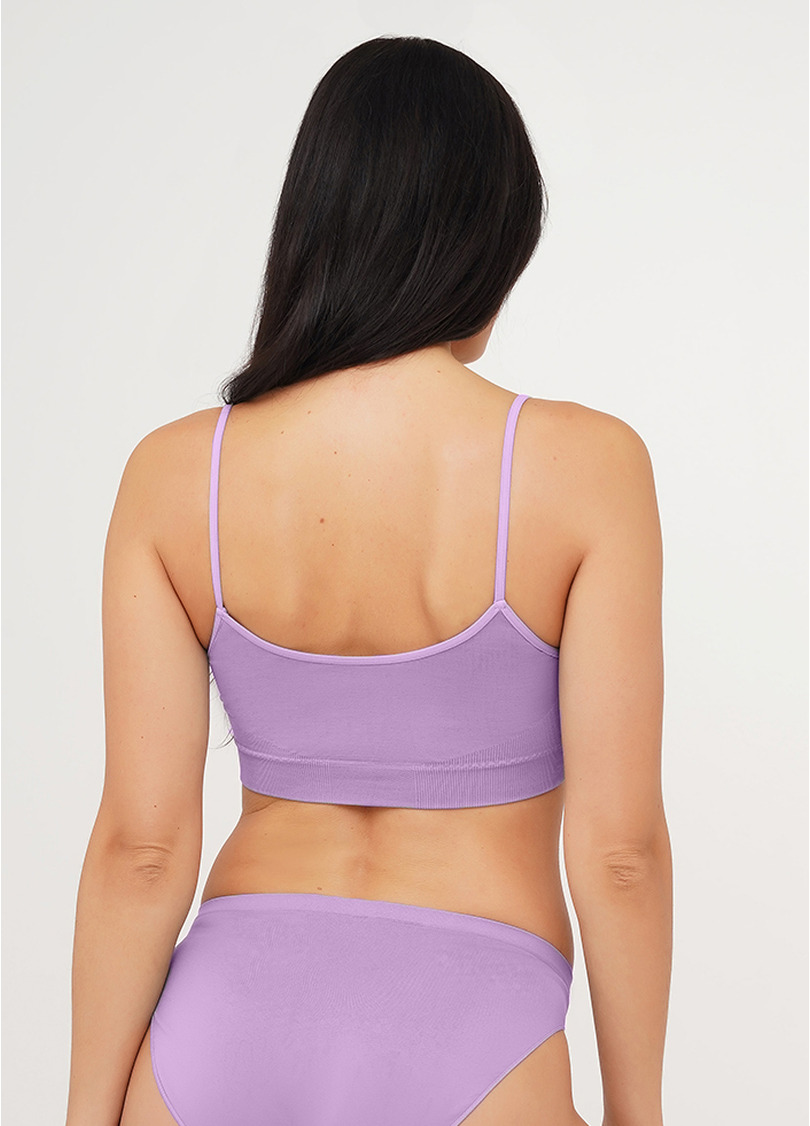 Безшовний топ BRASSIERE orchid bloom (фіолетовий)