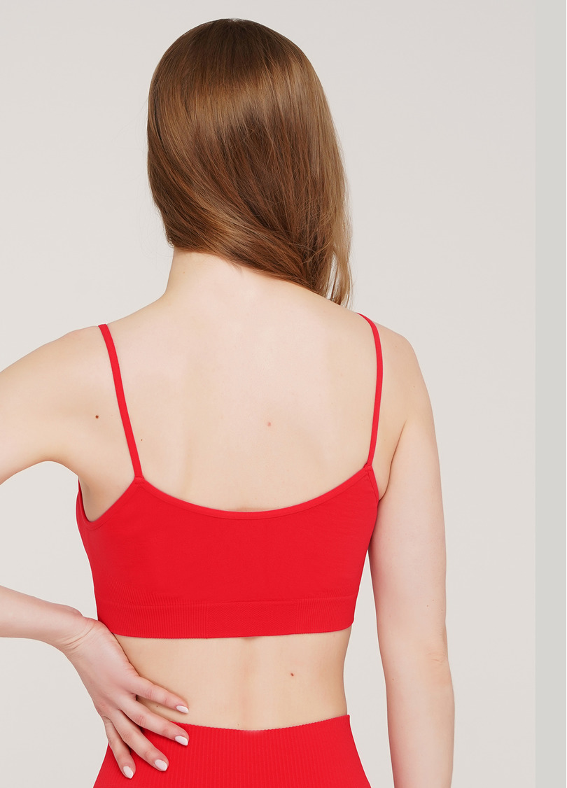 Безшовний топ BRASSIERE poinciana (червоний)