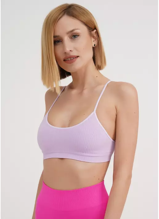 Топ на бретелях в рубчик CAMI TOP RIB orchid bloom (фіолетовий) Топ на бретелях в рубчик CAMI TOP RIB orchid bloom (фіолетовий)