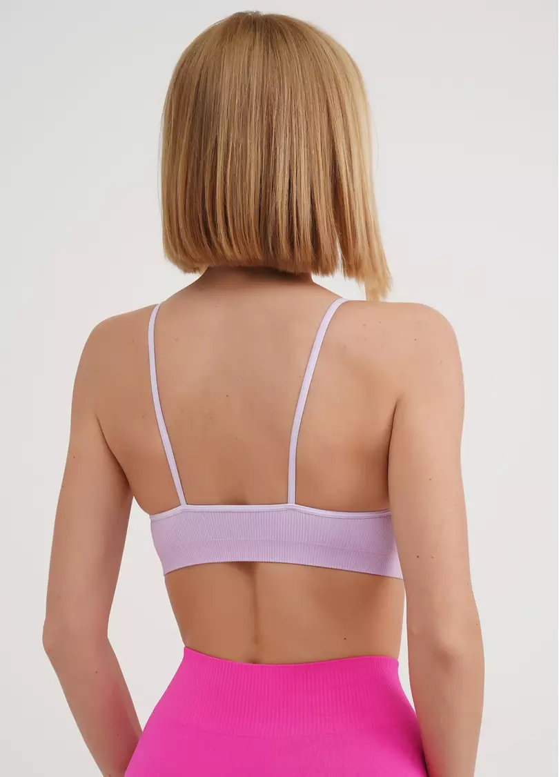 Топ на бретелях в рубчик CAMI TOP RIB orchid bloom (фіолетовий)