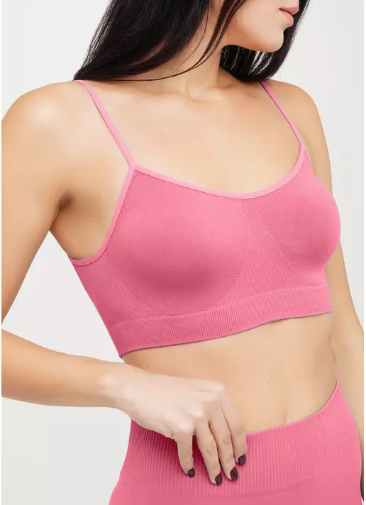 Безшовний топ на бретелях CAMI TOP bubblegum (рожевий) Безшовний топ на бретелях CAMI TOP bubblegum (рожевий)