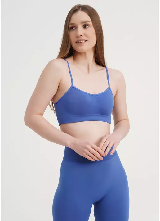 Безшовний топ на бретелях CAMI TOP skydiver (синій) Безшовний топ на бретелях CAMI TOP skydiver (синій)