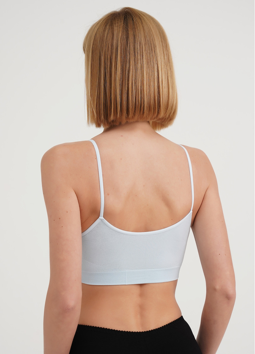 Безшовний топ на бретелях CAMI TOP spun sugar (блакитний)