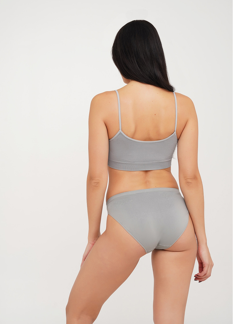 Бесшовный топ на тонких бретелях CAMI TOP ultimate grey (серый)
