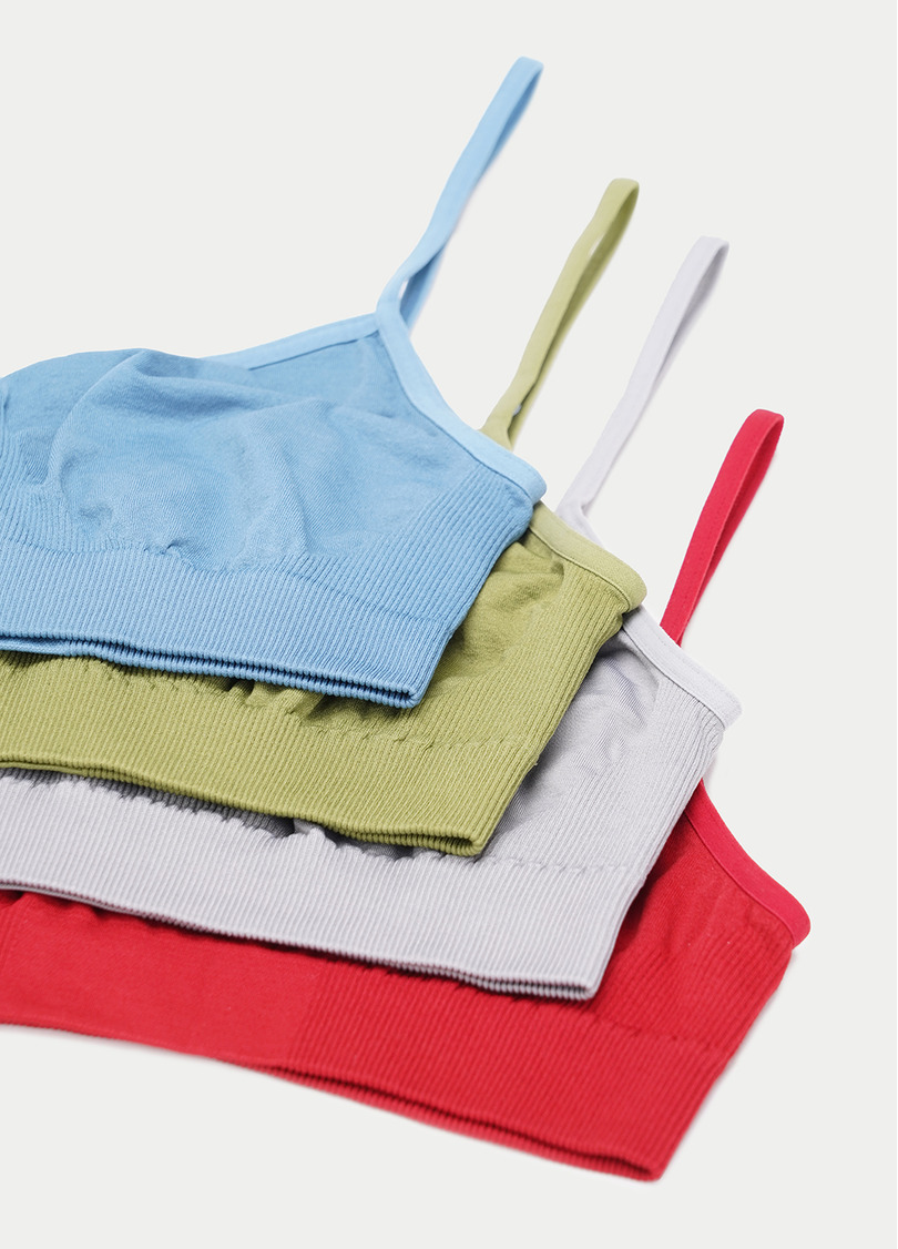 Бесшовный топ на тонких бретелях CAMI TOP ultimate grey (серый)