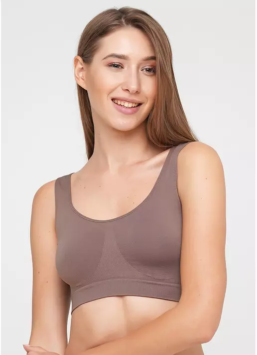 Топ женский CLASSIC TOP (коричневый)