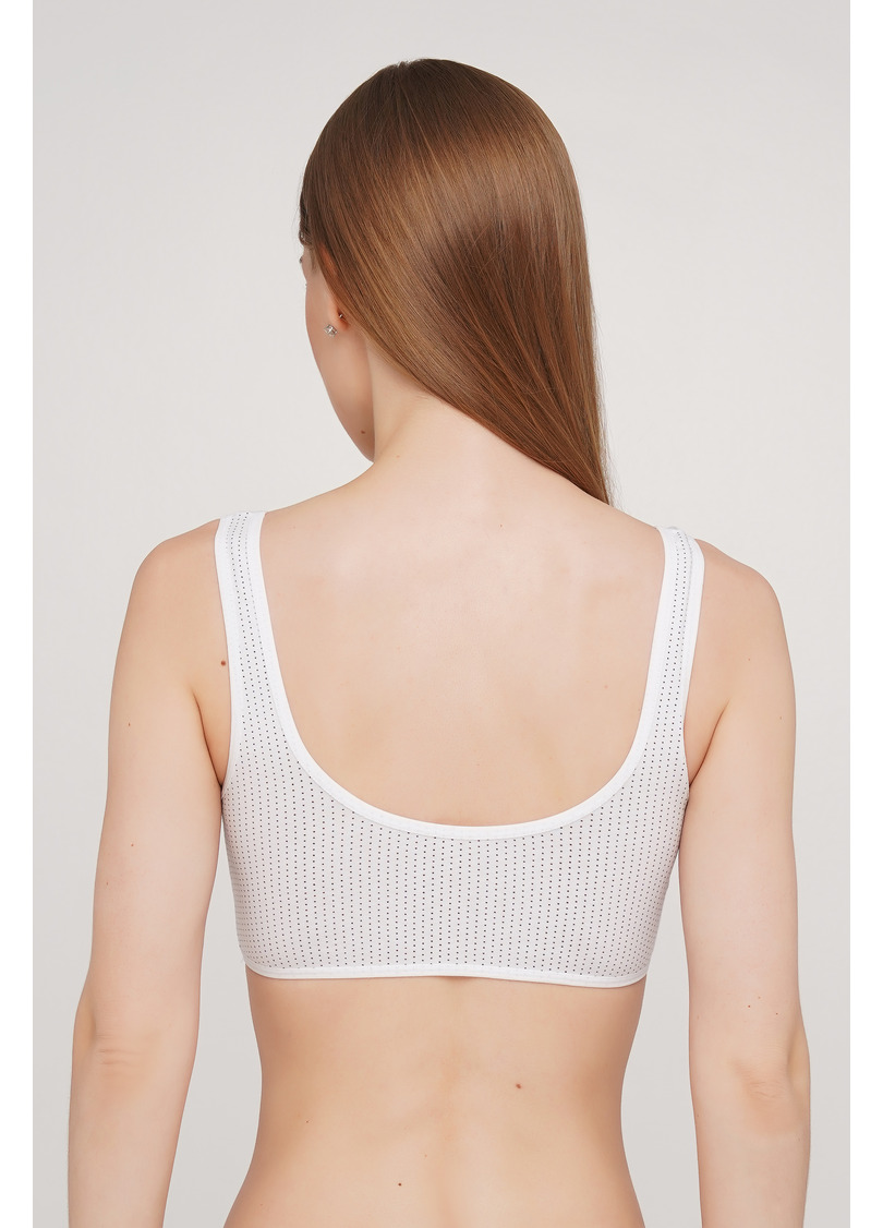 Бавовняний топ з круглим вирізом в горох Dreams 4102/60