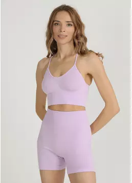 Бесшовный топ с боковой поддержкой FLEX TOP orchid bloom (фиолетовый)