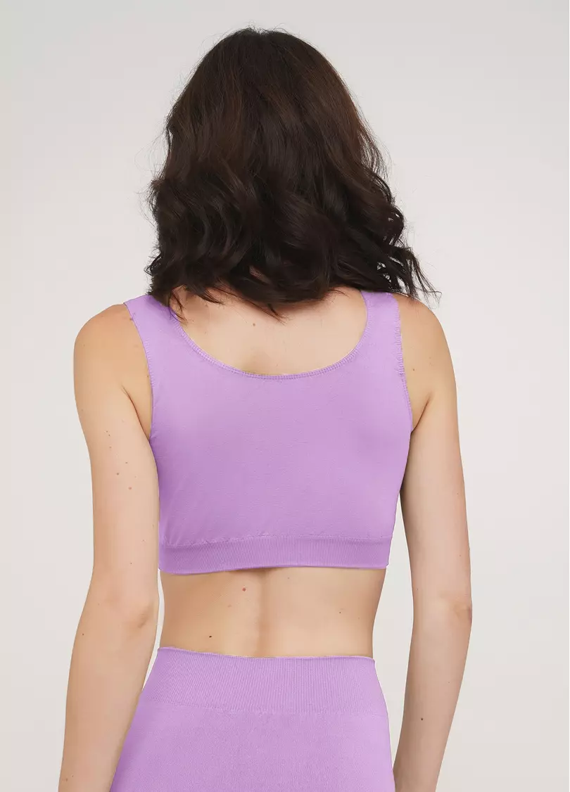 Безшовний топ на широких бретелях TANK TOP orchid bloom (фіолетовий)