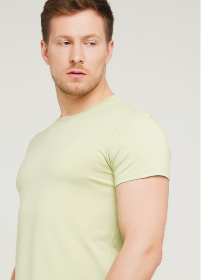 Классическая мужская футболка Adam 49/409/010 (оливковый)