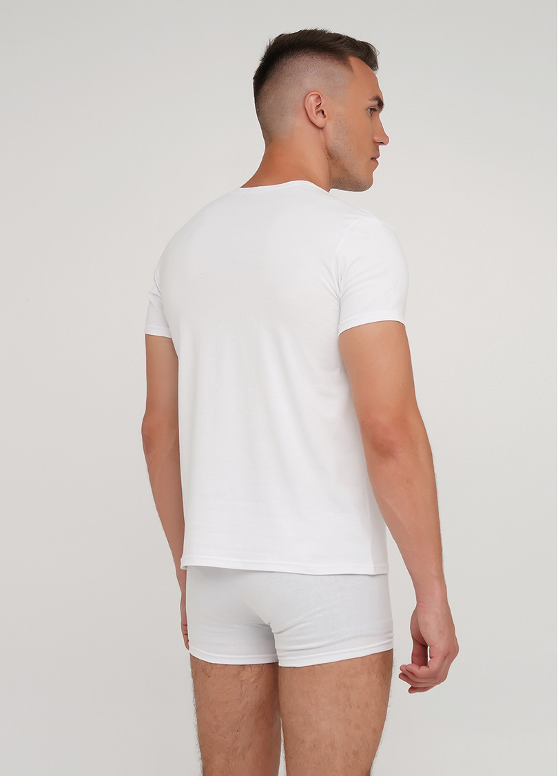 Классическая мужская футболка Adam 49/409/010 white (белый)