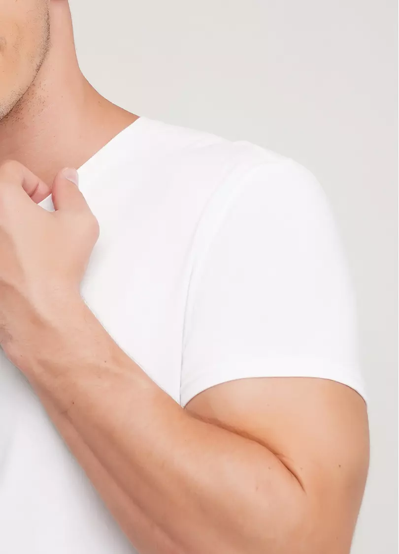 Мужская футболка с надписью "Love" Adam print 49/409/010 white/love (белый)