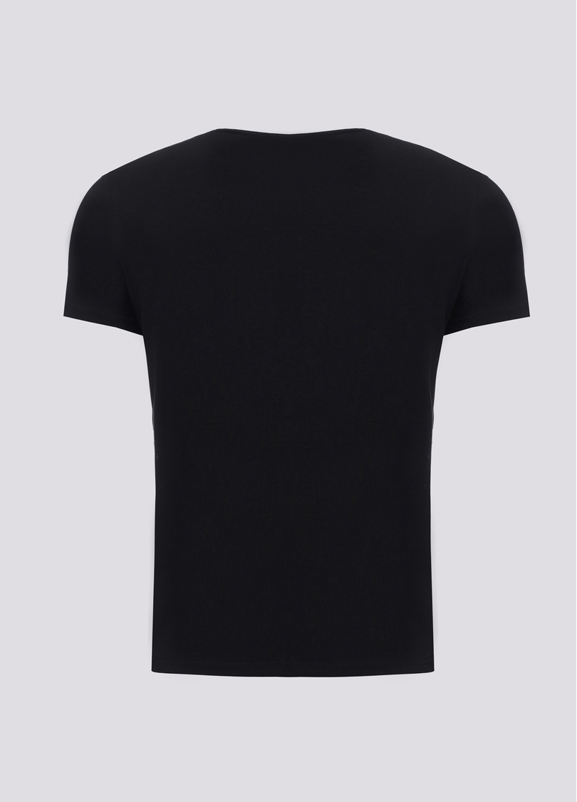 Мужская футболка с принтом "Украина" Adam print 49/409/010 black/hand (черный)