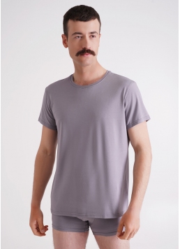 Мужская футболка из хлопка G-MAN 4601/010 grey (серый)