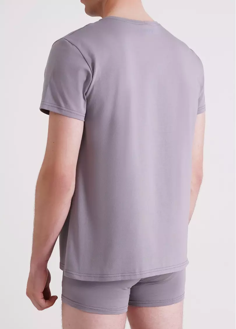 Чоловіча футболка з бавовни G-MAN 4601/010 grey (сірий)