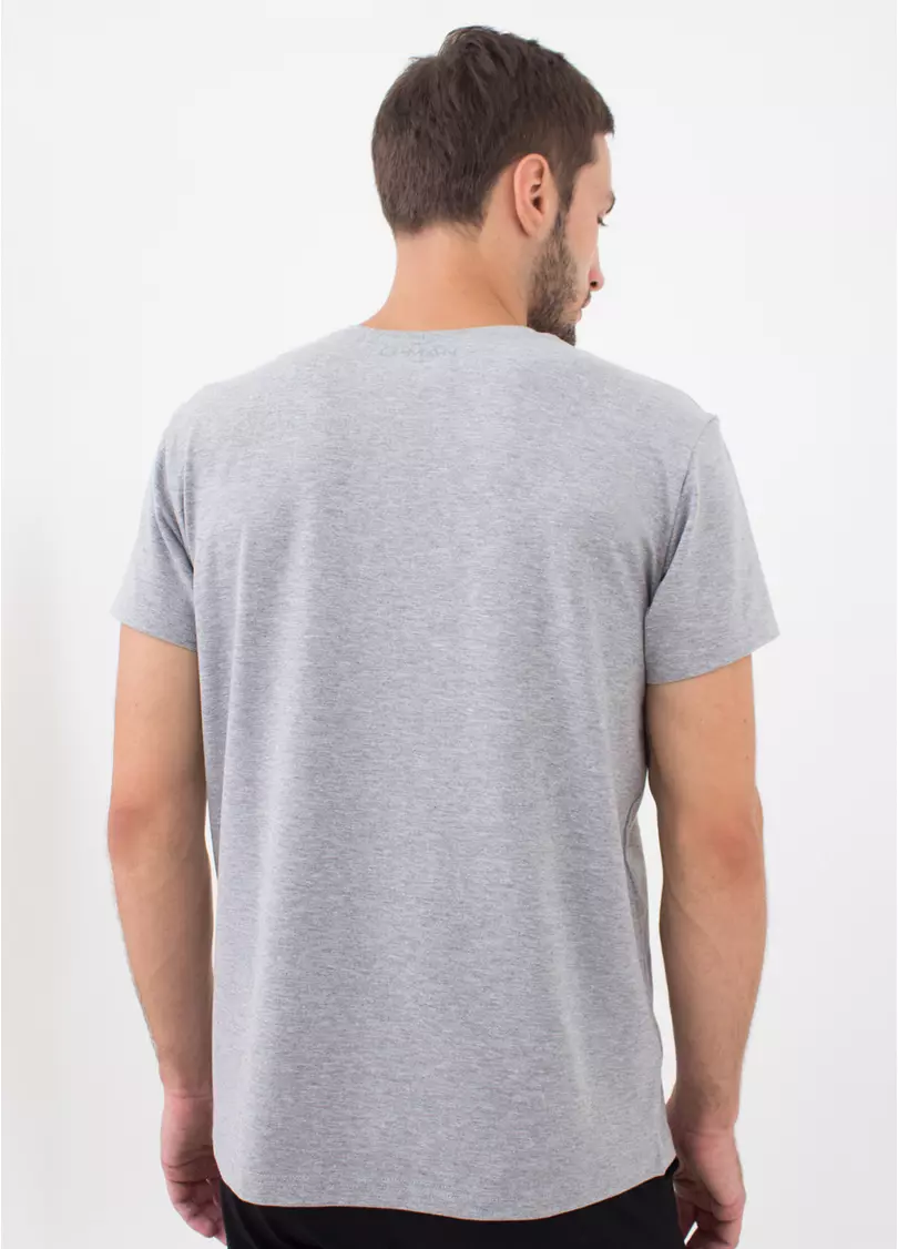 Футболка чоловіча G-MAN 4603/010 light grey marl (сірий)