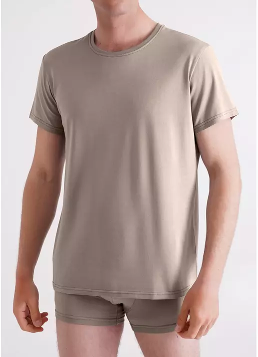 Футболка чоловіча G-MAN 4603/010 linen beige (бежевий)