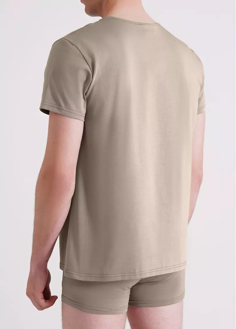 Футболка чоловіча G-MAN 4603/010 linen beige (бежевий)