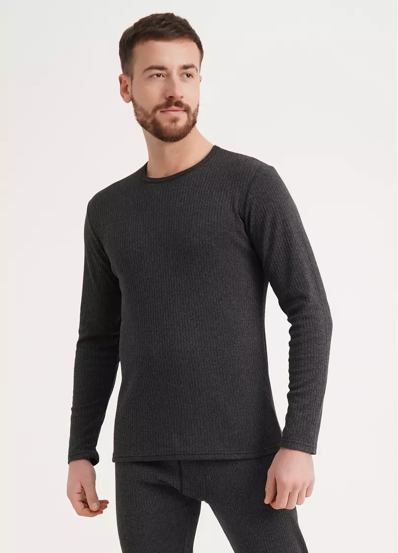 Мужская термокофта THERMO SPORT 4701/190 dark grey (серый)