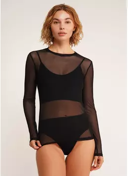 Лонгслів з сітки AIR MESH 7001/070 black (чорний) Лонгслів з сітки AIR MESH 7001/070 black (чорний)