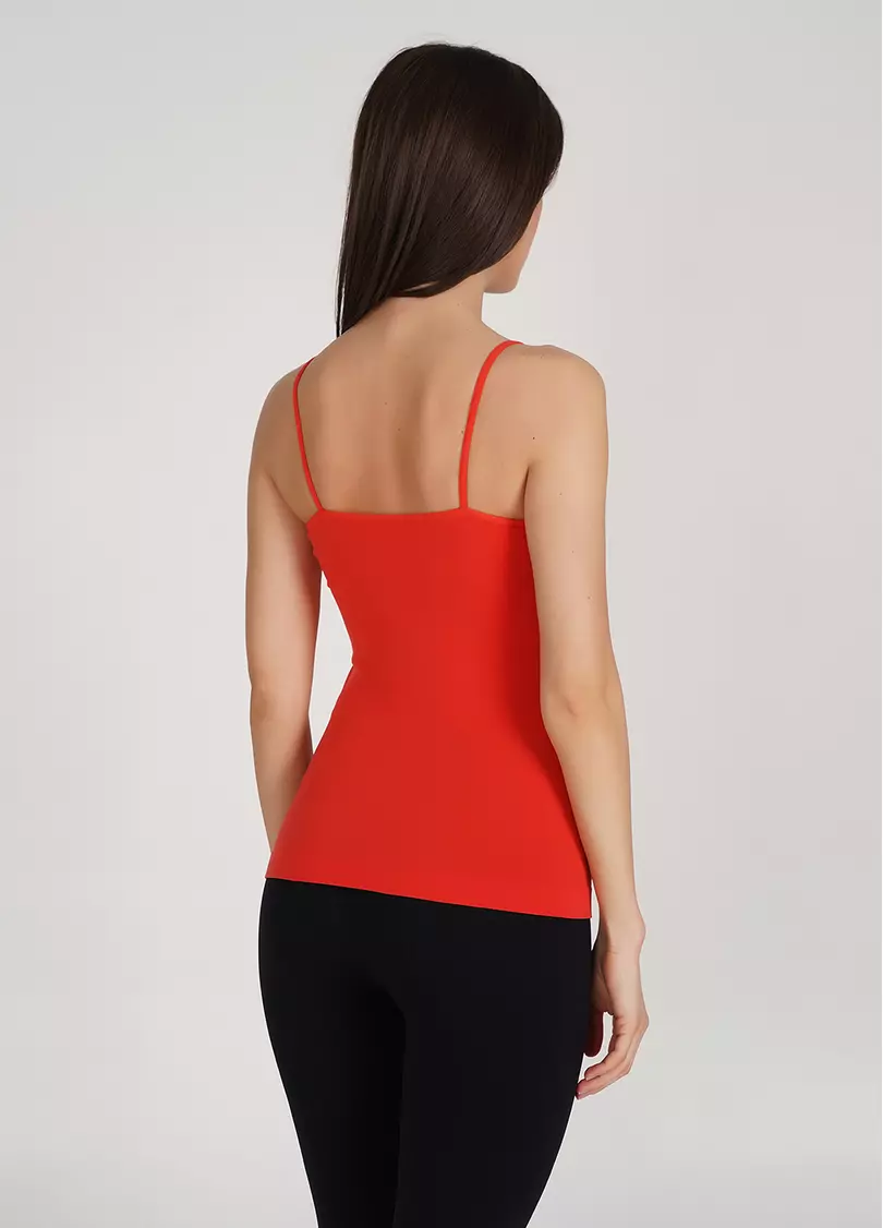 Бесшовная майка для женщин CARACO flame (оранжевый)