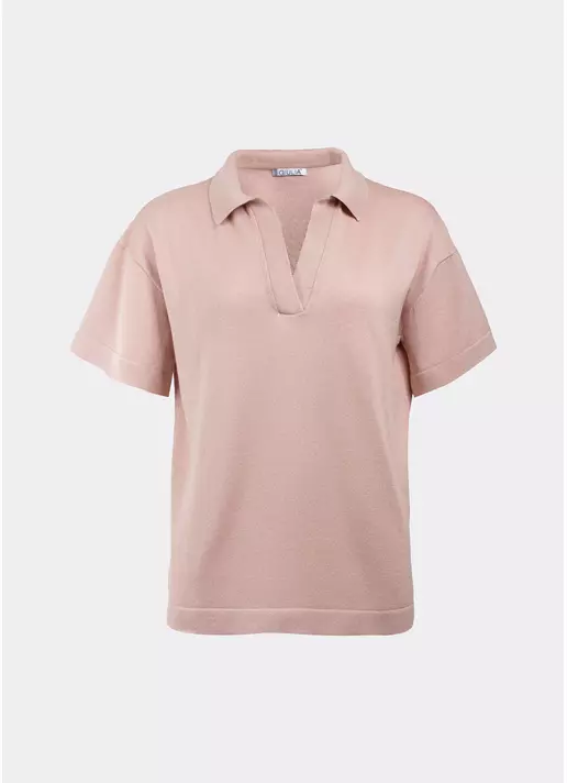 Поло з в'язаного трикотажу FREYJA CTN 7501/230 (рожевий) Поло з в'язаного трикотажу FREYJA CTN 7501/230 (рожевий)