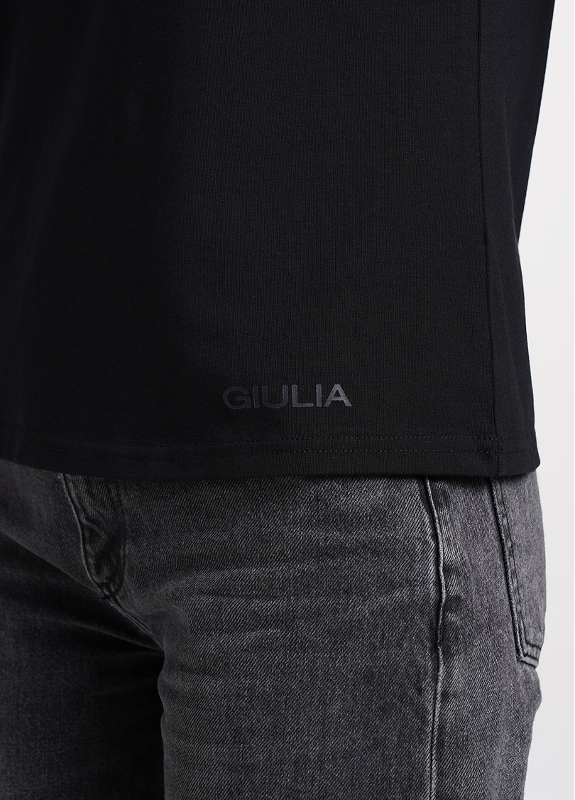 Футболка хлопковая GIULIA CLASSIC 4802/010  black (черный)