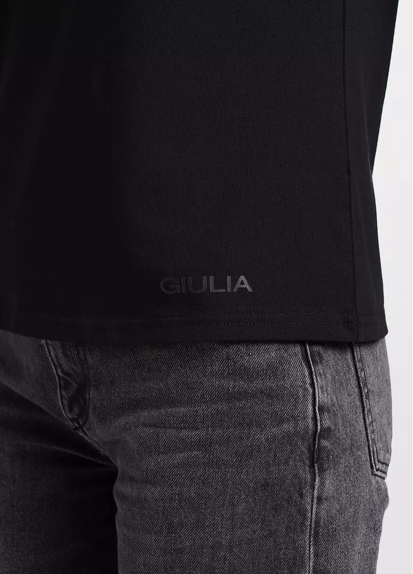 Футболка хлопковая GIULIA CLASSIC 4802/010  black (черный)