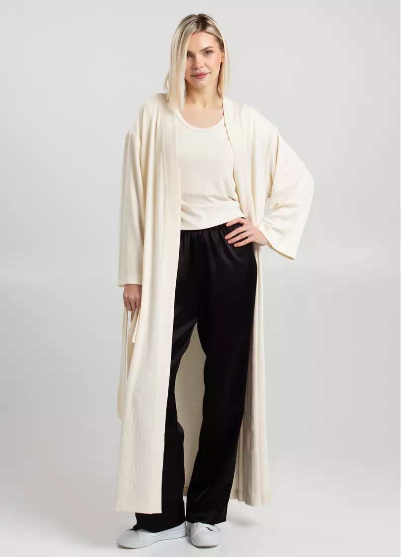 Футболка з імітацією майки LIGHT ESSENTIAL 4823/320 light cream (молочний)