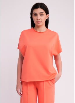 Футболка-кімоно з бавовни STREET STYLE 4814/180 dried carrot (помаранчевий)