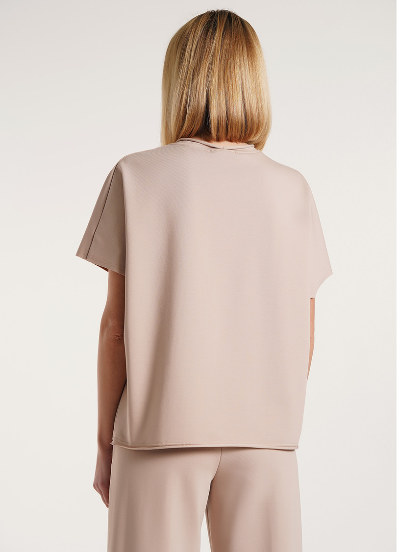 Футболка-кимоно из хлопка STREET STYLE 4814/180 nude (бежевый)
