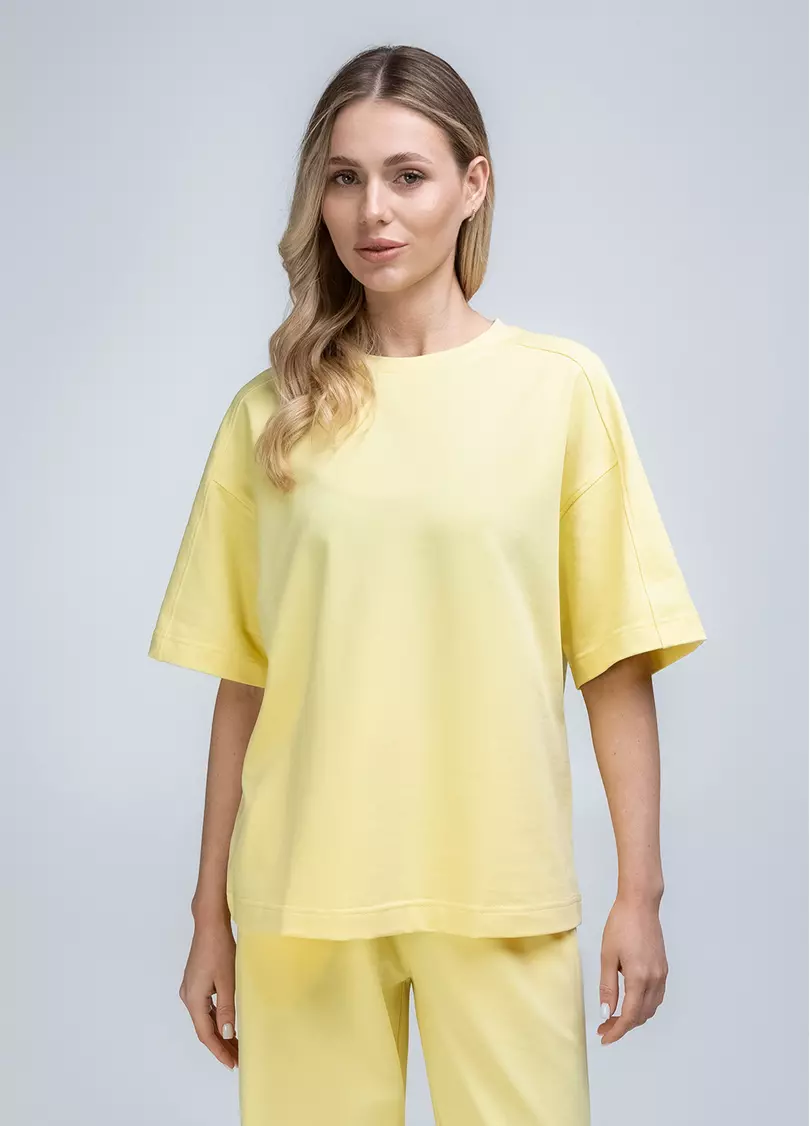 Футболка оверсайз STREET STYLE 4827/180 (жовтий)